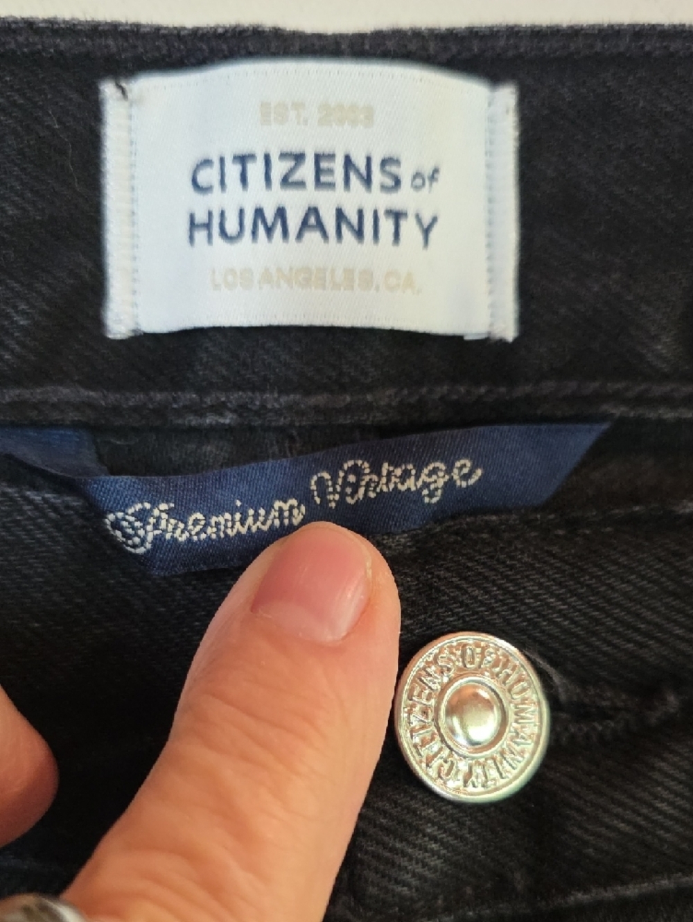 NEW $268 CITIZENS OF HUMANITY AYLA BAGGY CUFF CROP JEANS IN VOILA SIZE W27 - Picture 9 of 16